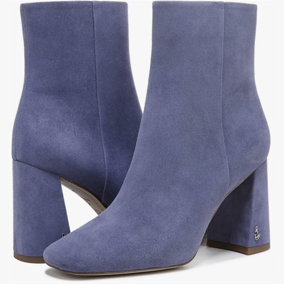 NEW Sam Edelman Size 9.5 Codie Square Toe Bootie - Dusty Violet - Picture 2 of 8